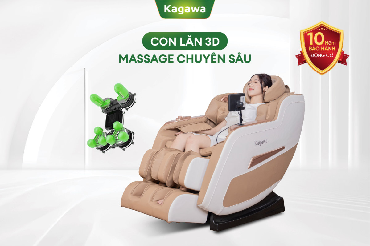 Ghế massage 3D Kagawa K86
