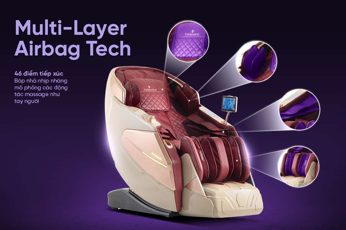 Ghế massage cao cấp Toshiko Luxury Legend, ảnh 5