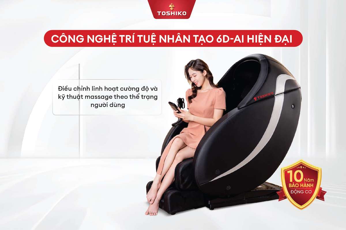 Ghế massage nội địa Nhật Toshiko Sakura (AnmaohIV), ảnh 11