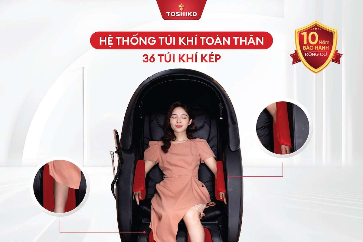 Ghế massage nội địa Nhật Toshiko Sakura (AnmaohIV), ảnh 3