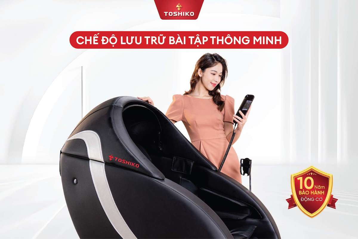 Ghế massage nội địa Nhật Toshiko Sakura (AnmaohIV)