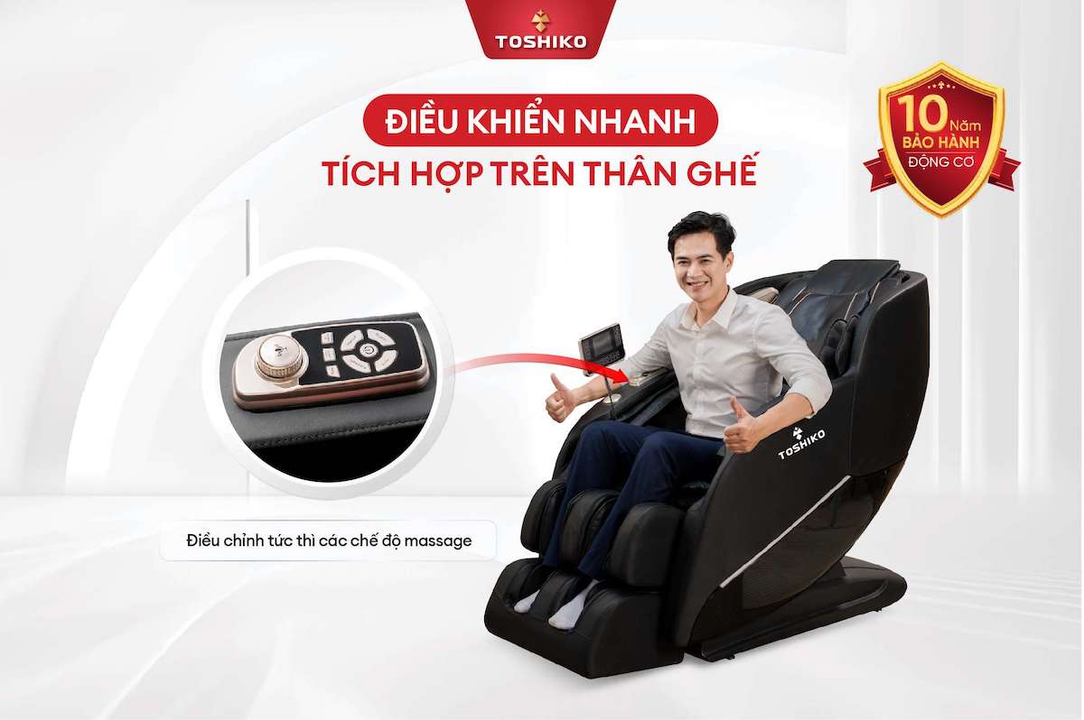 Ghế massage 4D Toshiko T20, ảnh 9
