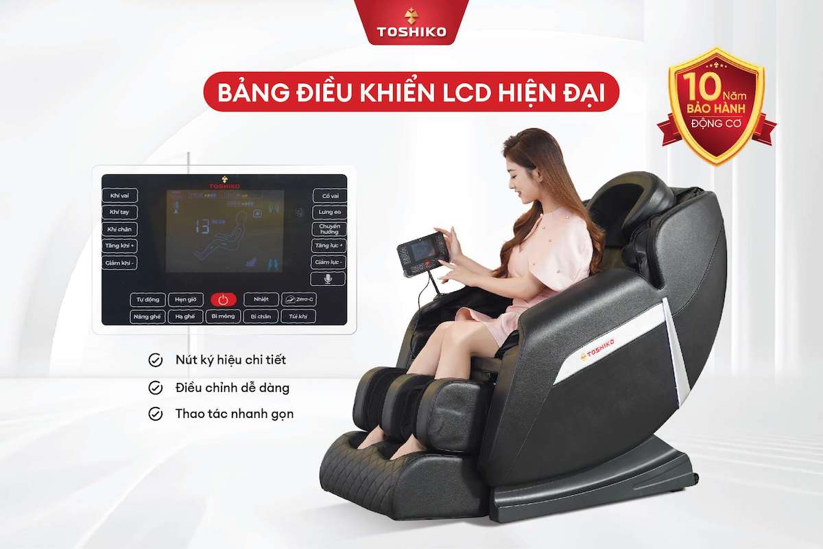Ghế massage 3D Toshiko T21 Pro, ảnh 4