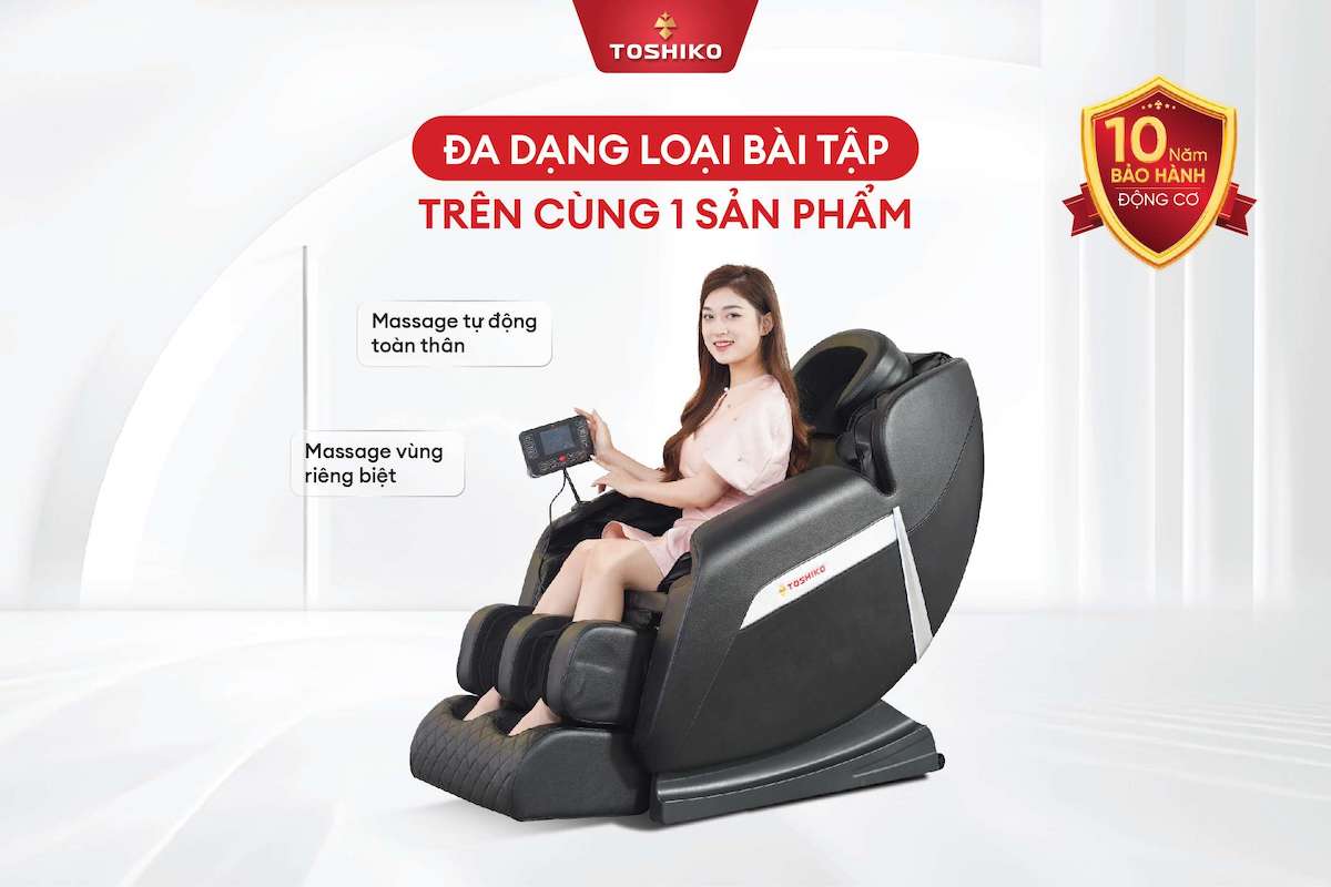 Ghế massage 3D Toshiko T21 Pro, ảnh 6