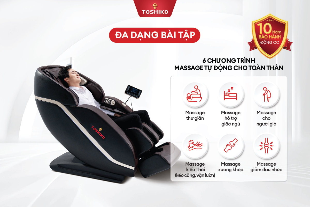 Ghế massage 4D Toshiko T22, ảnh 10