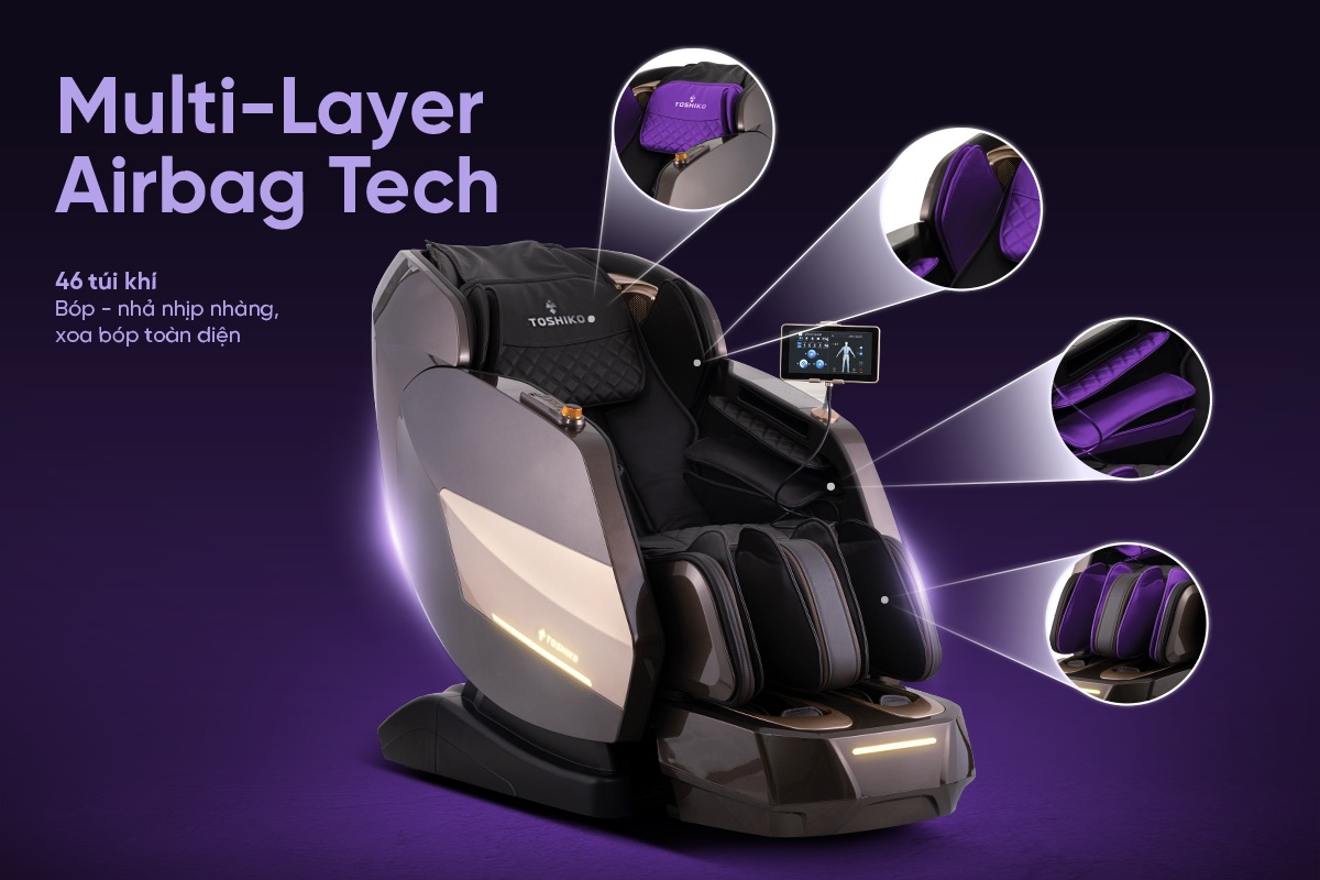 Ghế massage cao cấp Toshiko T450, ảnh 6