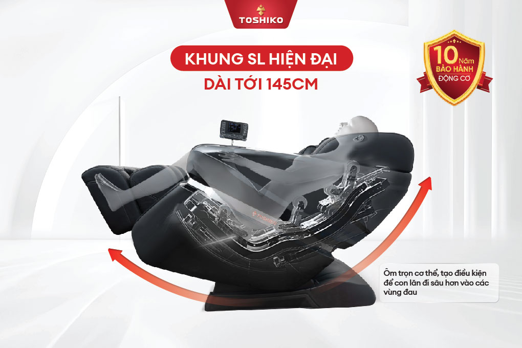 Ghế massage Toshiko T65, ảnh 4