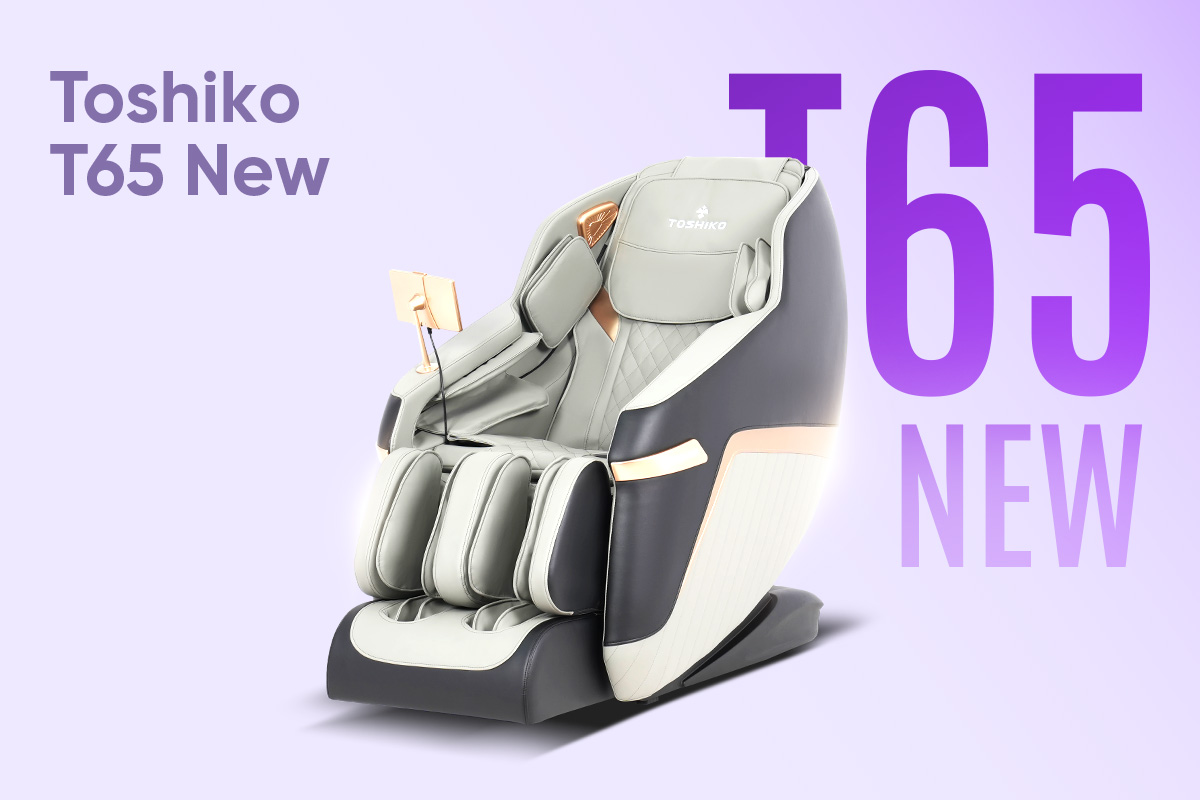 Ghế massage 3D Toshiko T65 New nhiệt hồng ngoại lưng và chân