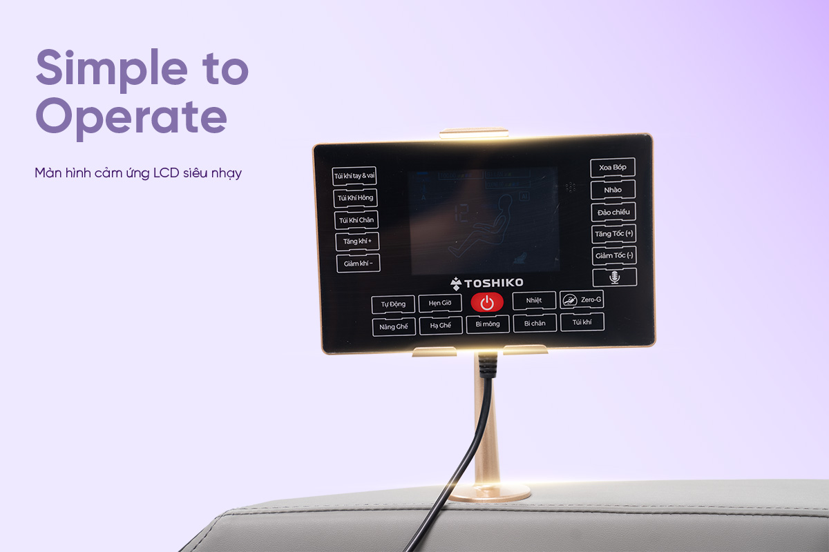 Ghế massage 3D Toshiko T65 New, ảnh 11