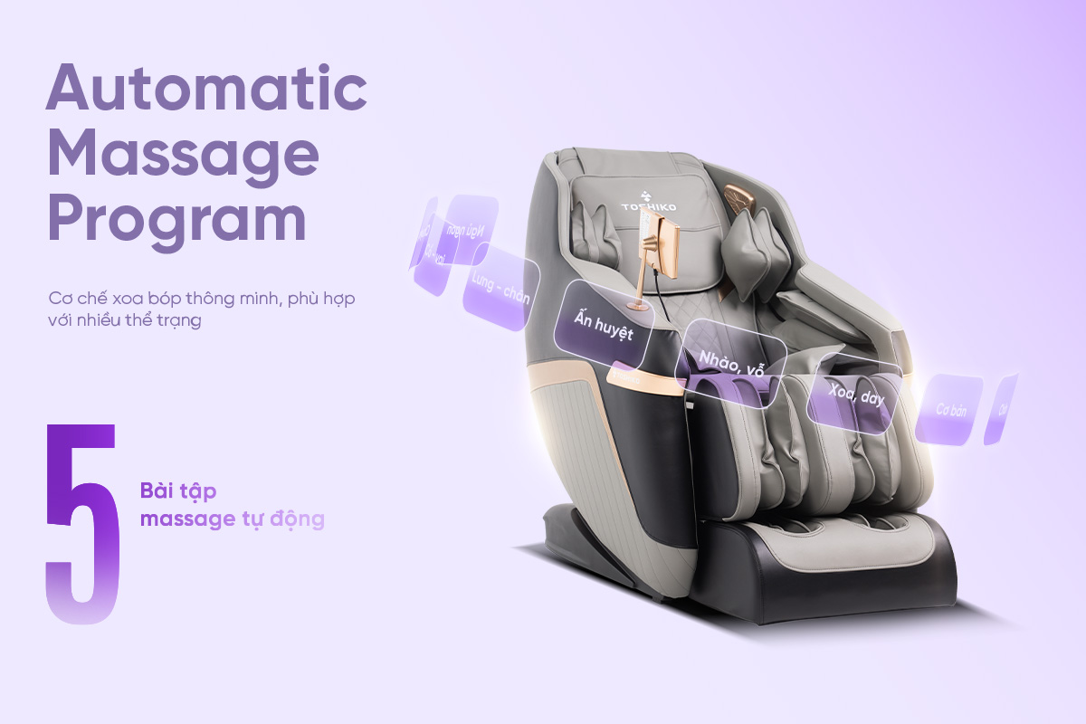 Ghế massage 3D Toshiko T65 New, ảnh 8