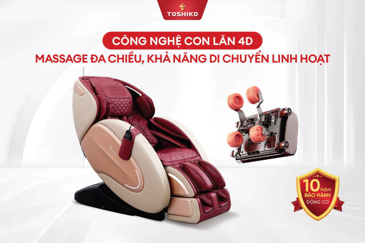 Ghế massage 4D Toshiko T70, ảnh 2