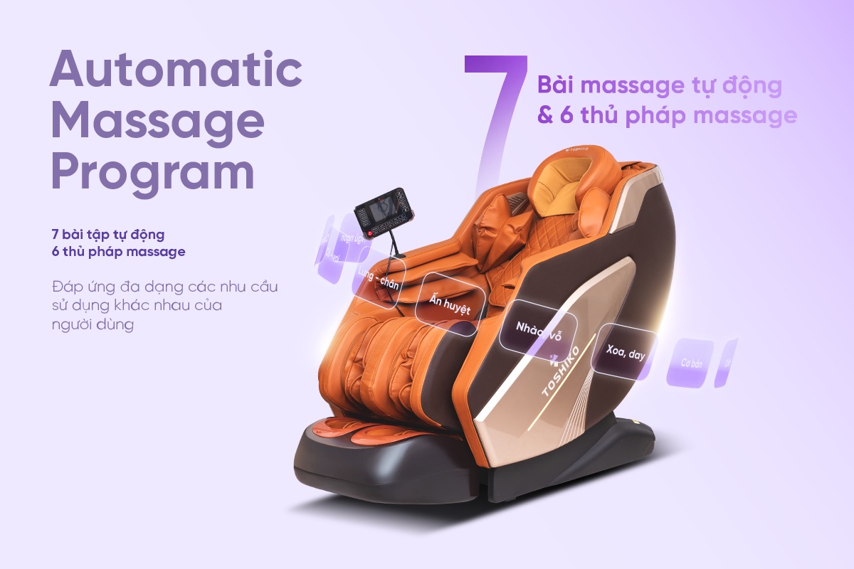 Ghế massage 4D Toshiko T79, ảnh 9