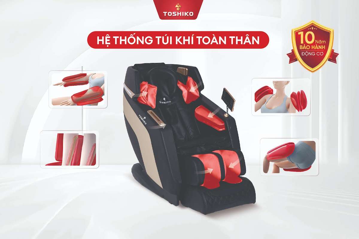 Ghế massage 4D Toshiko T86, ảnh 2