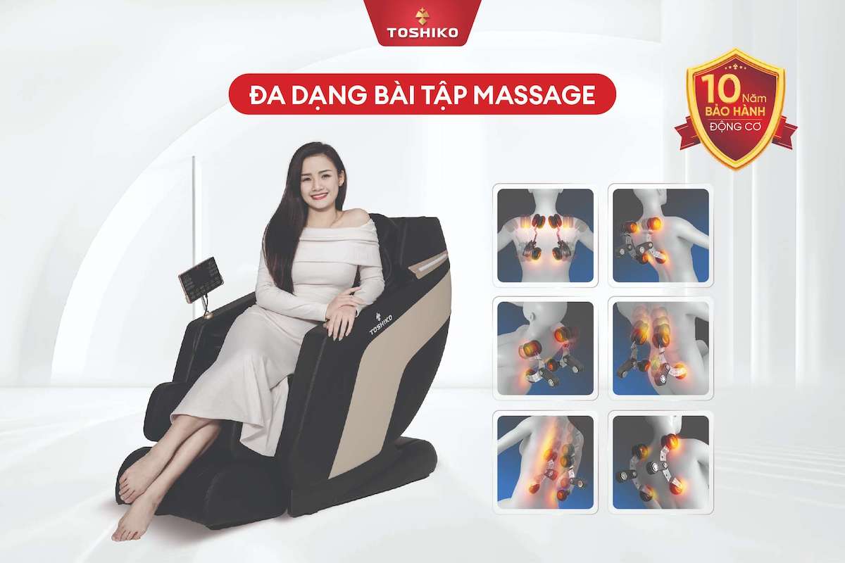 Ghế massage 4D Toshiko T86, ảnh 4