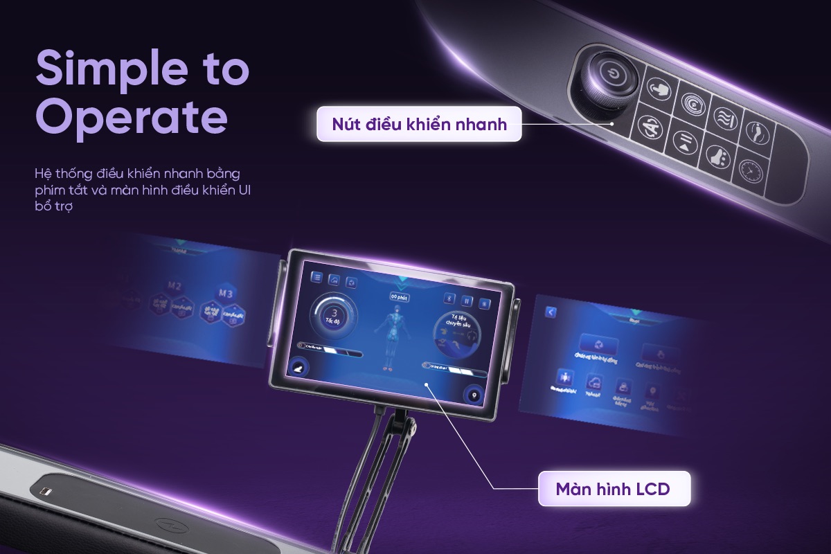 Ghế massage Sóng Âm Trị Liệu Con lăn 4D Toshiko T89 Pro Max, ảnh 12