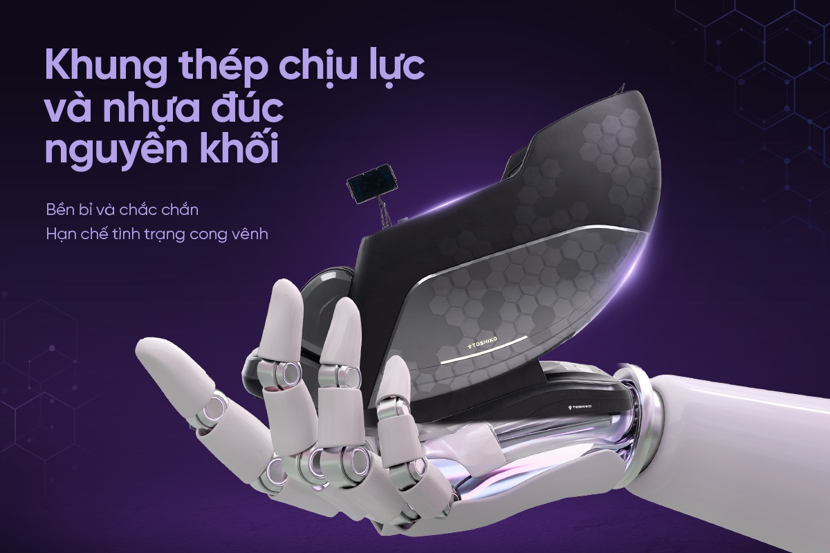 Ghế massage Sóng Âm Trị Liệu Con lăn 4D Toshiko T89 Pro Max, ảnh 16