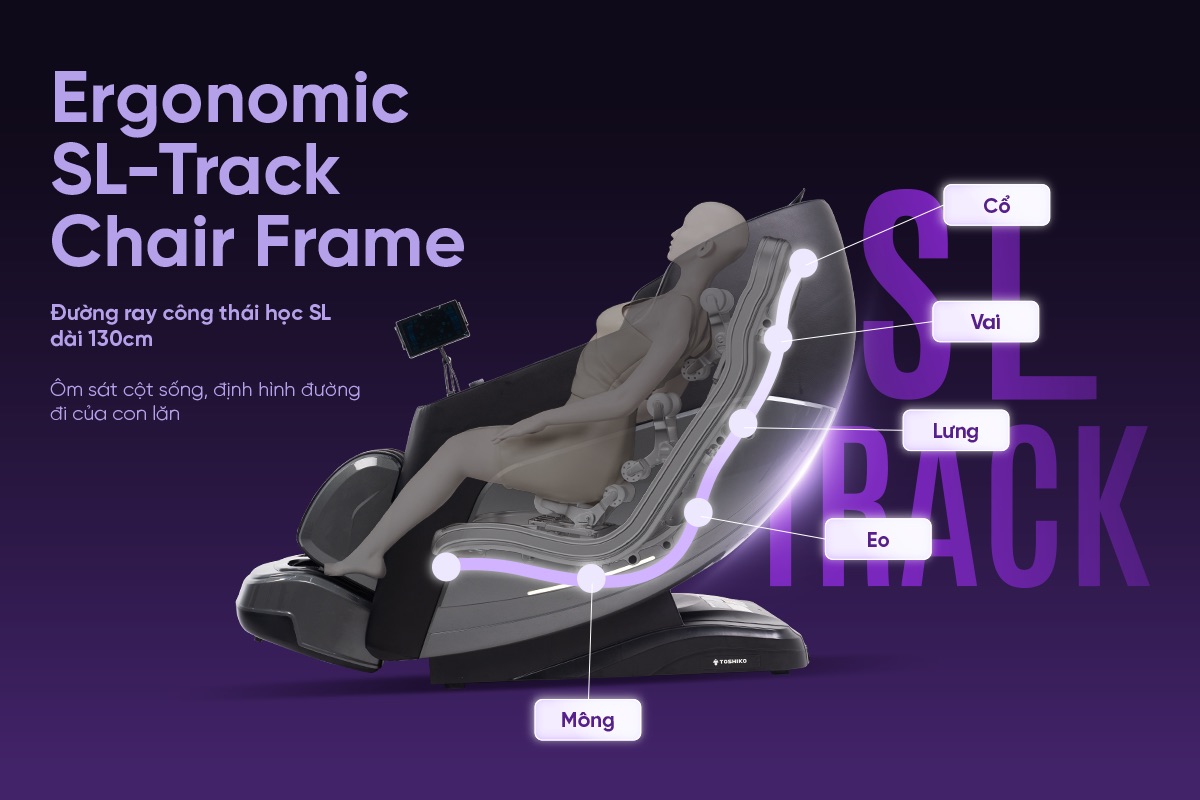 Ghế massage Sóng Âm Trị Liệu Con lăn 4D Toshiko T89 Pro Max, ảnh 5