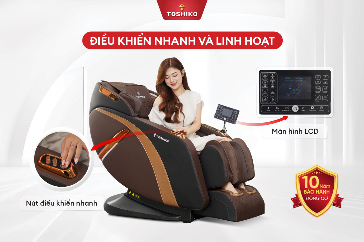 Ghế massage 4D Toshiko T92, ảnh 8