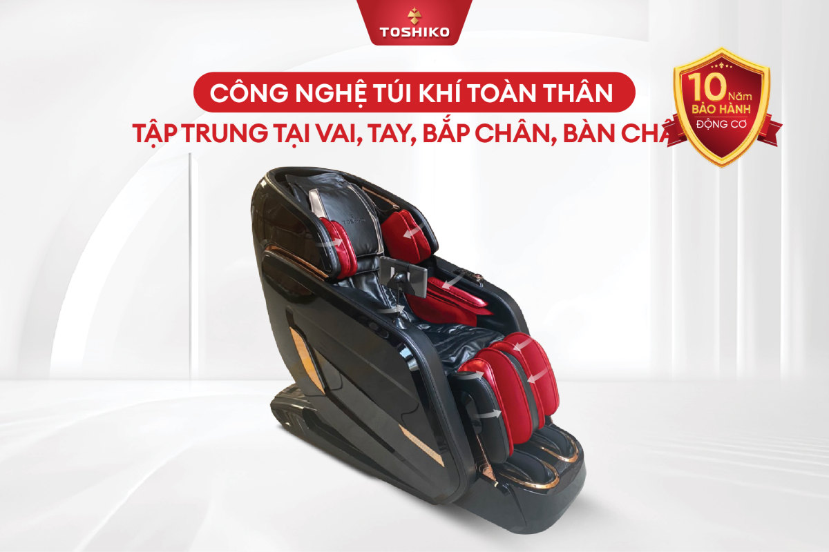 Ghế massage cao cấp 4D Toshiko T98, ảnh 3