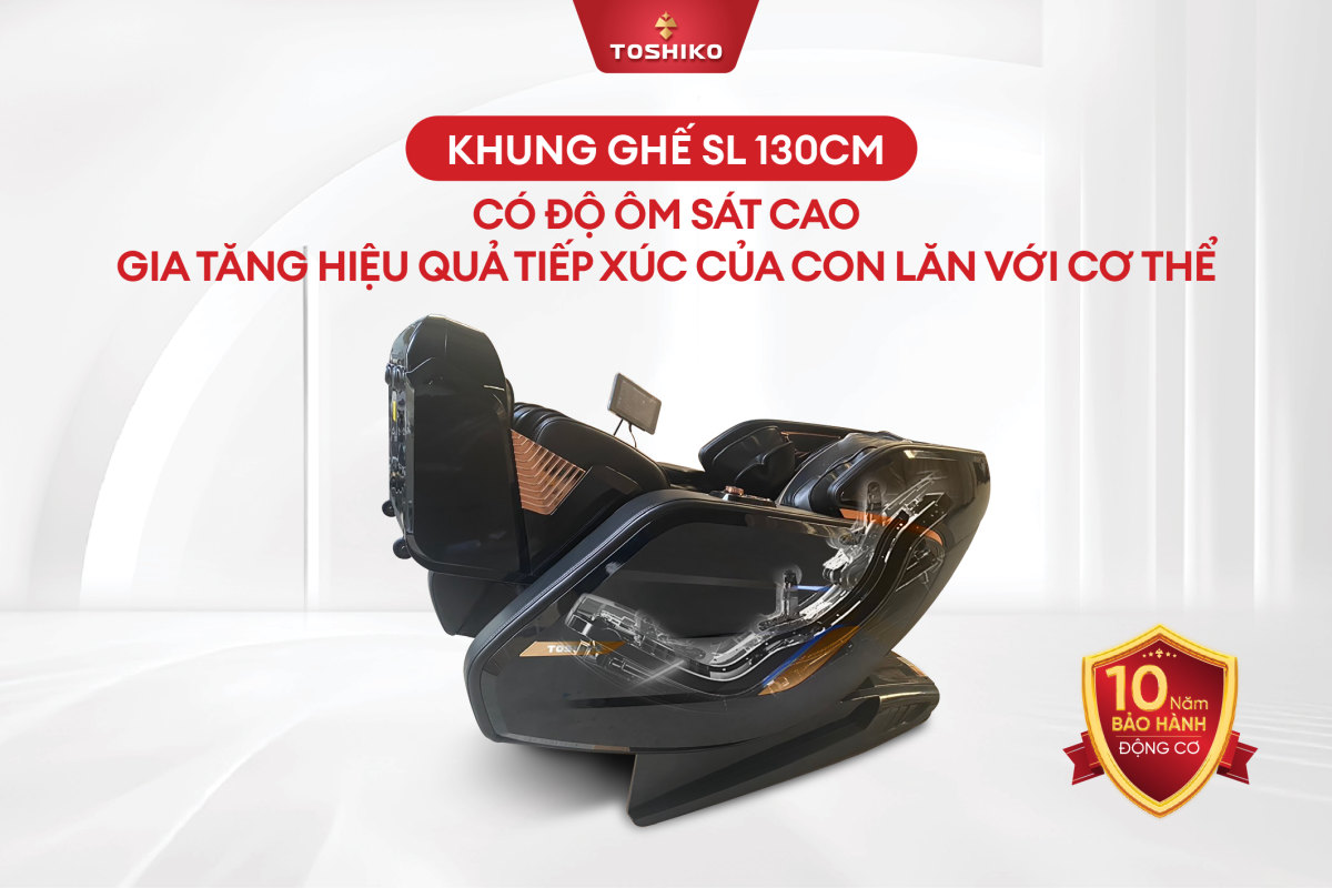 Ghế massage cao cấp 4D Toshiko T98, ảnh 5