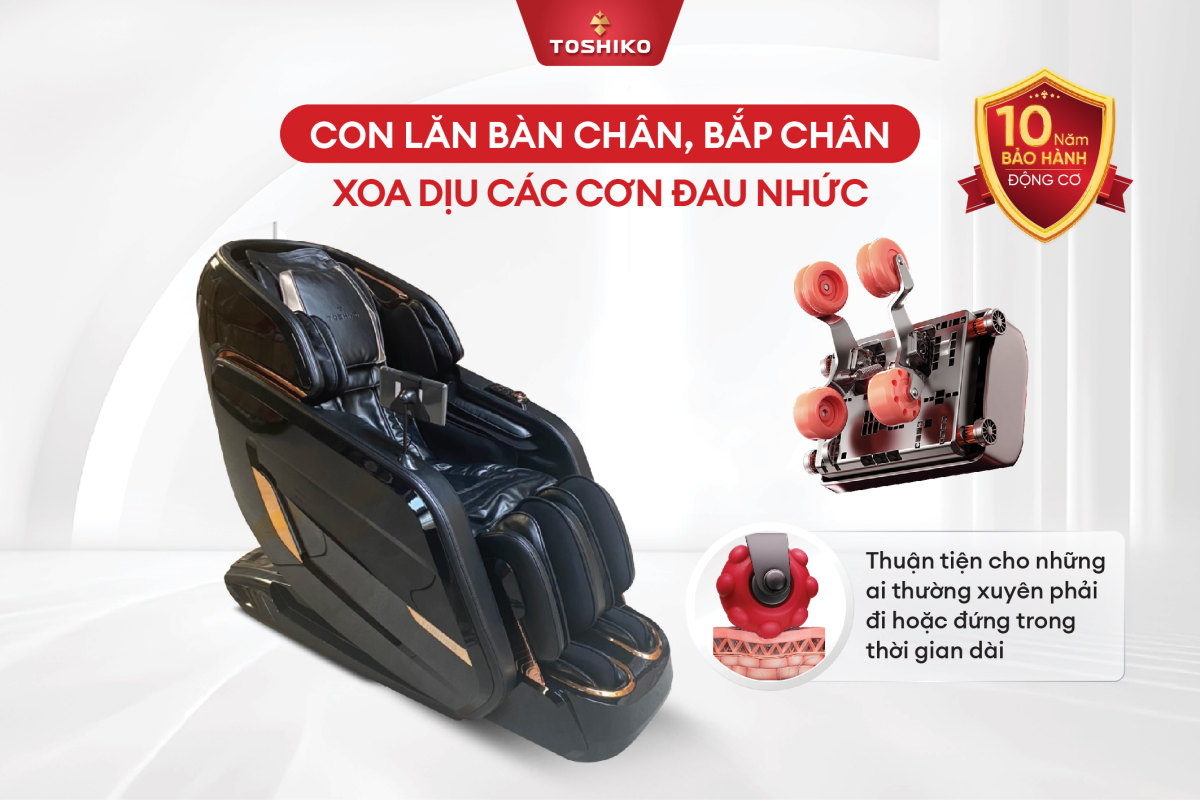 Ghế massage cao cấp 4D Toshiko T98, ảnh 2