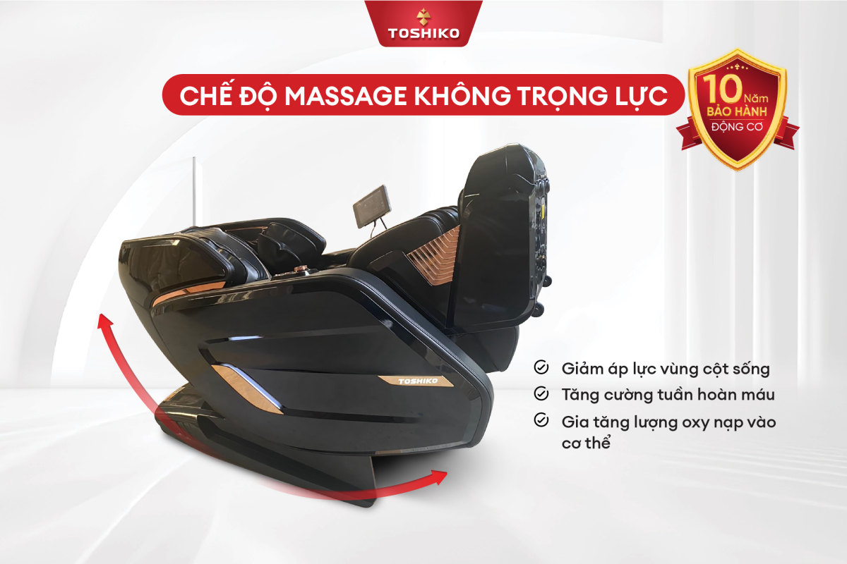 Ghế massage cao cấp 4D Toshiko T98, ảnh 8