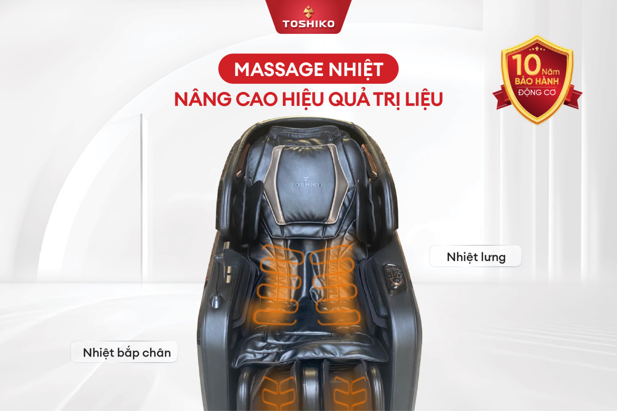 Ghế massage cao cấp 4D Toshiko T98, ảnh 9