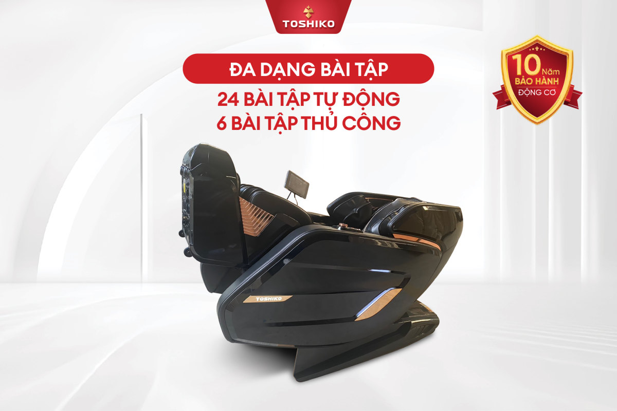 Ghế massage cao cấp 4D Toshiko T98, ảnh 14