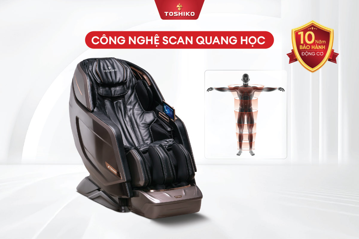 Ghế massage cao cấp 6D Toshiko T9900, ảnh 4