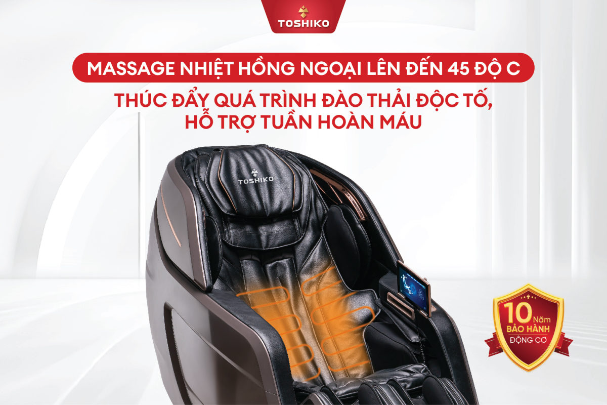 Ghế massage cao cấp 6D Toshiko T9900, ảnh 7