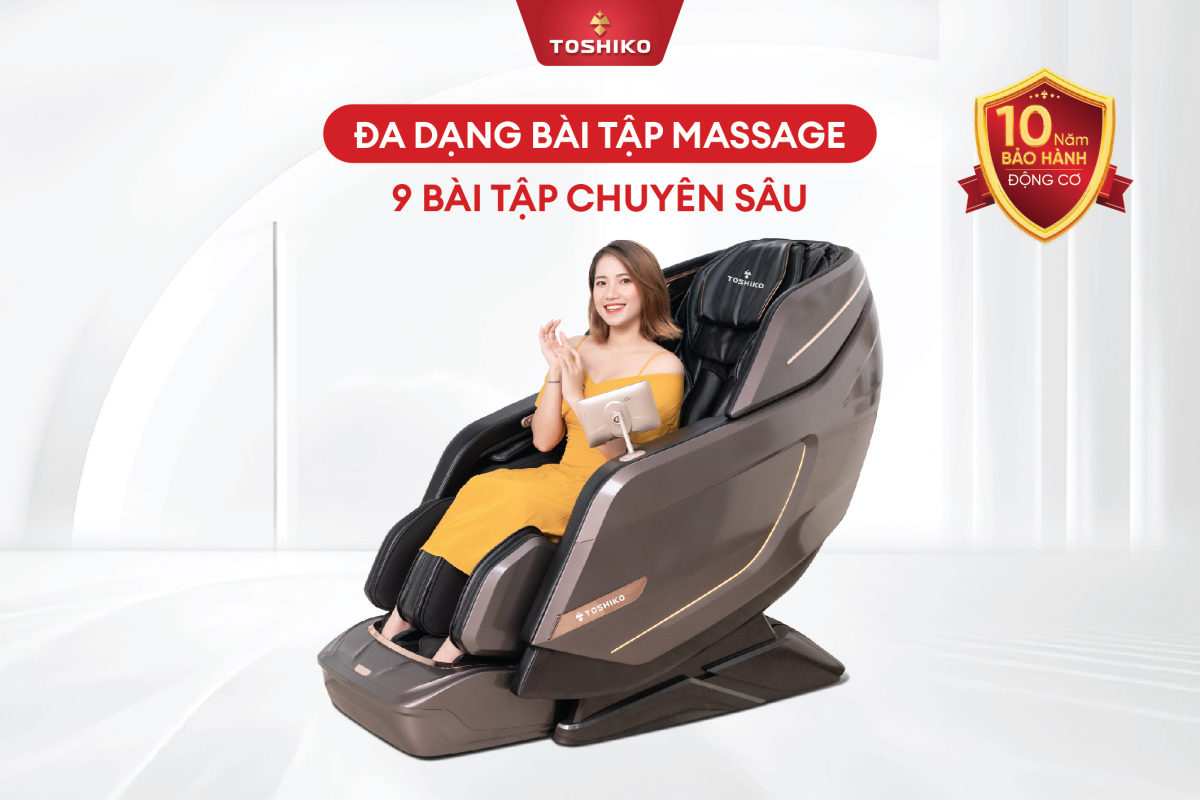 Ghế massage cao cấp 6D Toshiko T9900, ảnh 12
