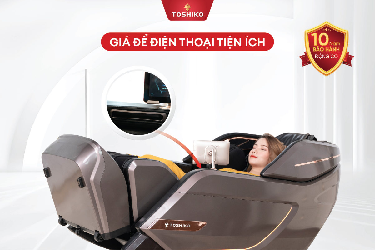 Ghế massage cao cấp 6D Toshiko T9900, ảnh 11