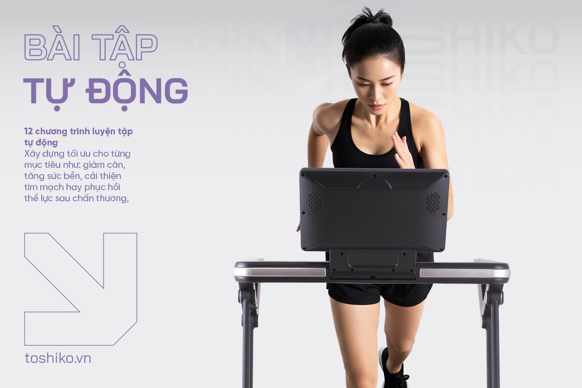 Máy chạy bộ gấp gọn Toshiko Iron Running, ảnh 5