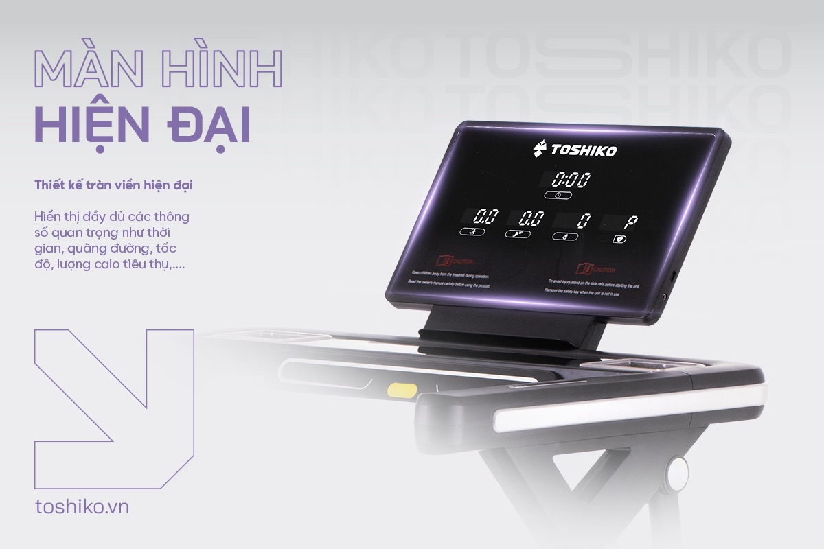 Máy chạy bộ gấp gọn Toshiko Iron Running, ảnh 9