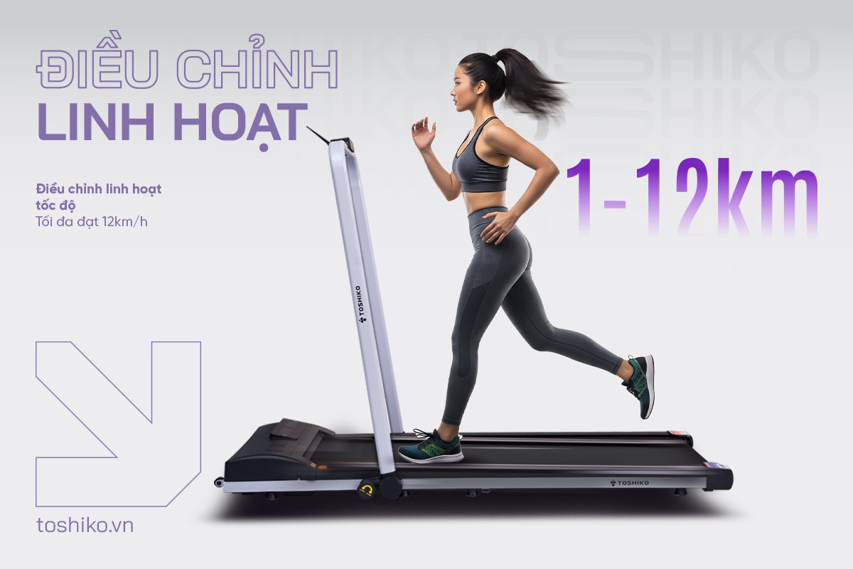 Máy chạy bộ gấp gọn Toshiko GenZ, ảnh 3
