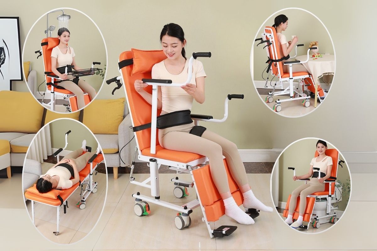 Xe lăn đa năng kết hợp giường 4 trong 1 Toshiko P9
