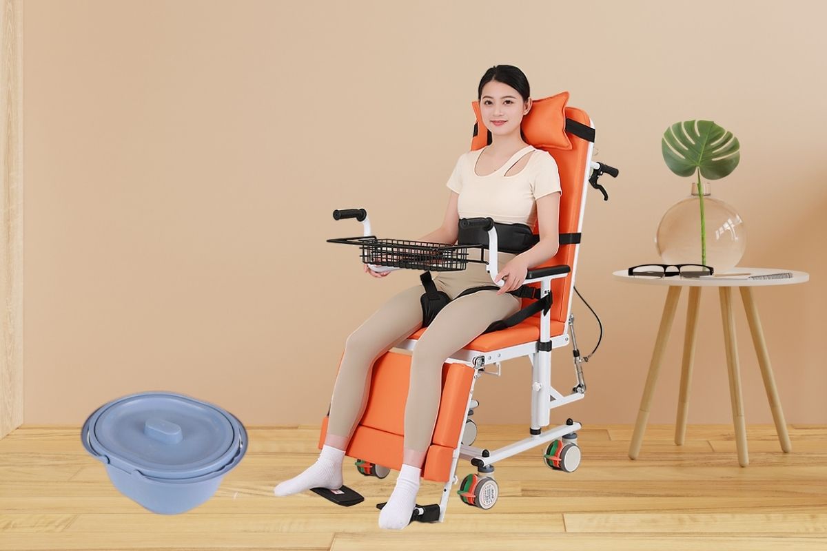 Xe lăn đa năng kết hợp giường 4 trong 1 Toshiko P9, ảnh 8