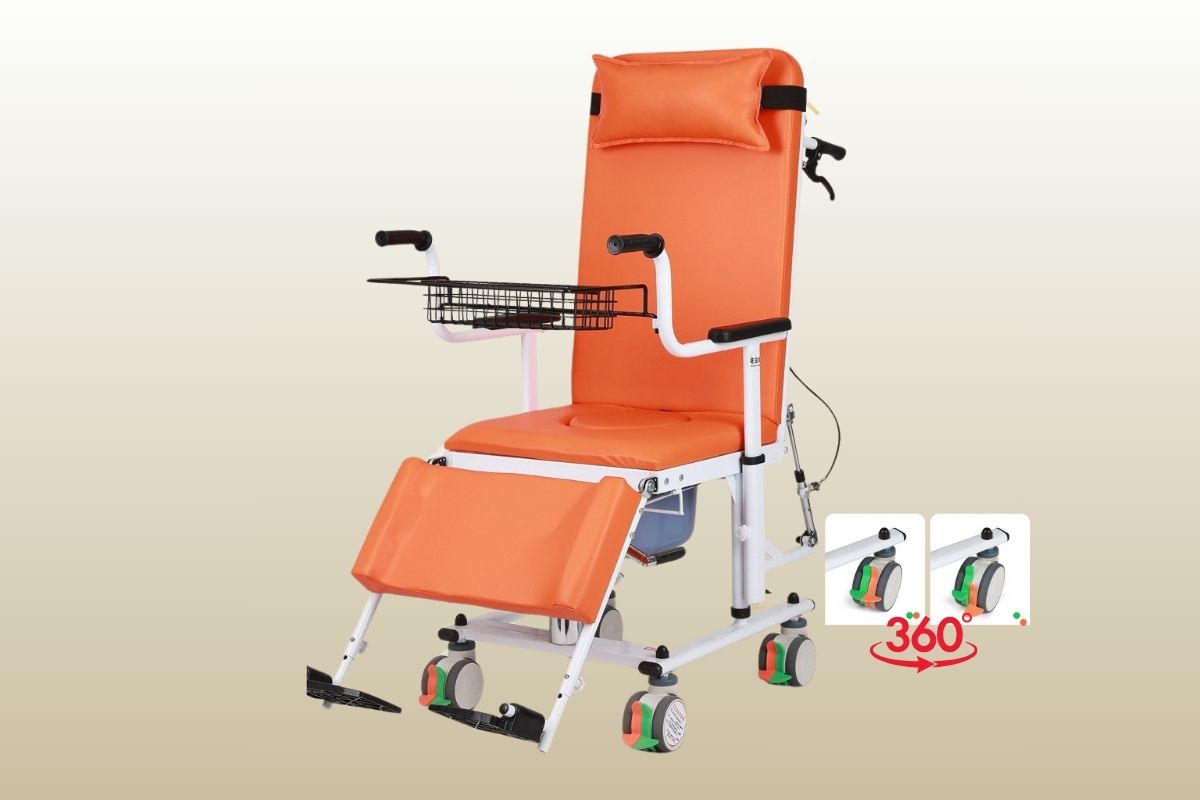 Xe lăn đa năng kết hợp giường 4 trong 1 Toshiko P9, ảnh 6