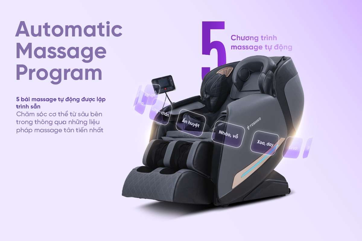 Ghế massage 3D Toshiko T80 Base, ảnh 7