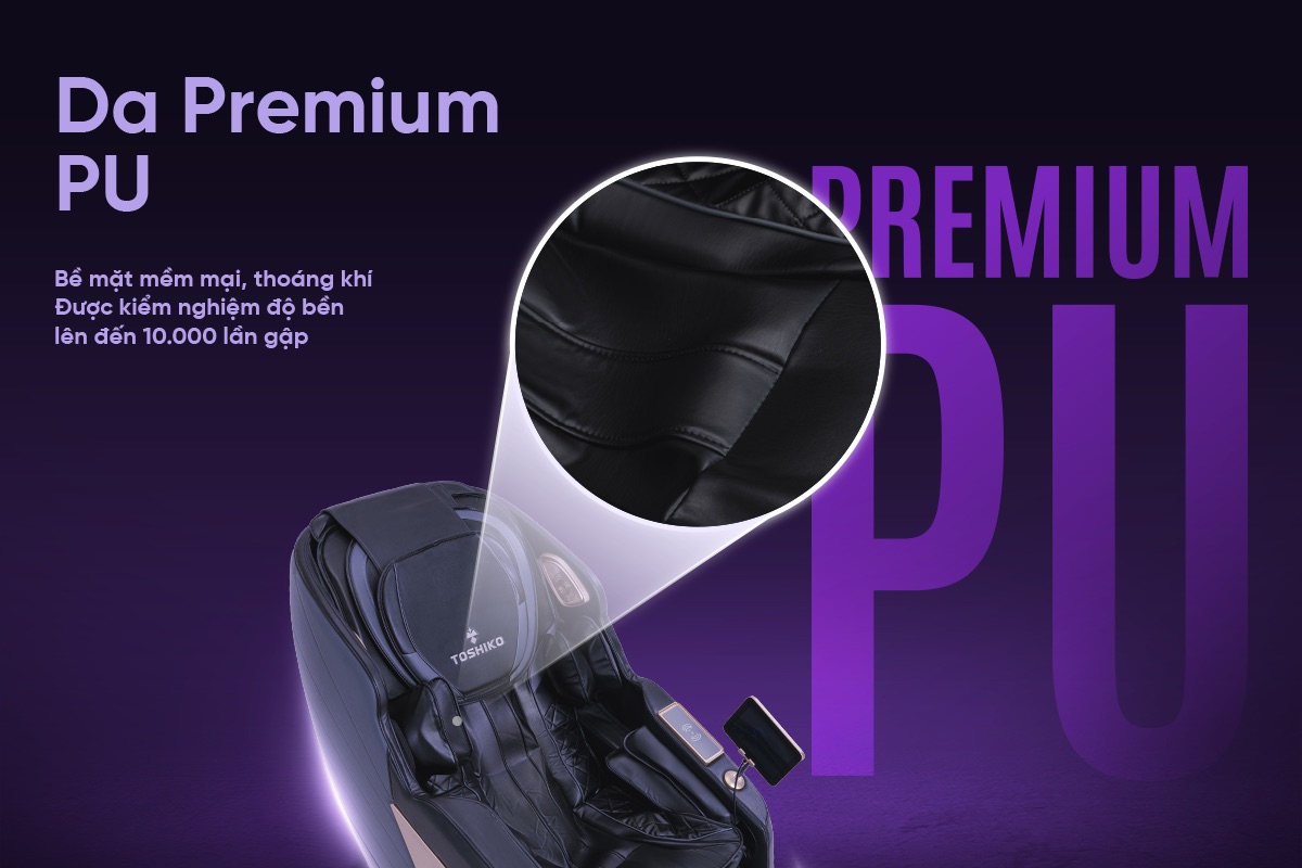 Ghế massage Sóng Âm Trị Liệu Con lăn 4D Toshiko T95 Pro, ảnh 7