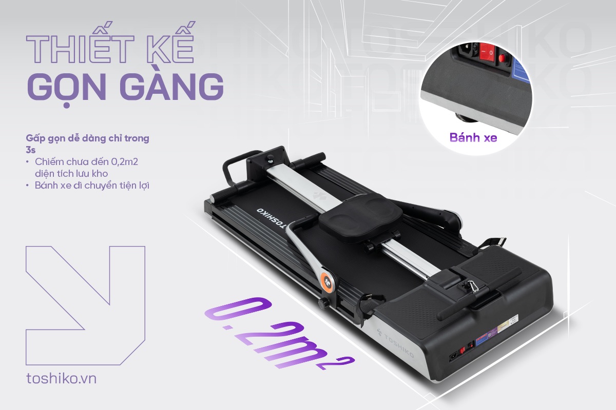 Máy chạy bộ đa năng Toshiko 9in1 Super Runner, ảnh 3