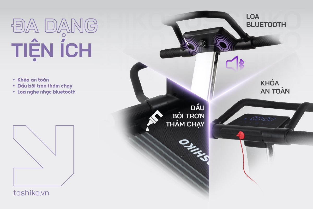 Máy chạy bộ đa năng Toshiko 9in1 Super Runner, ảnh 9