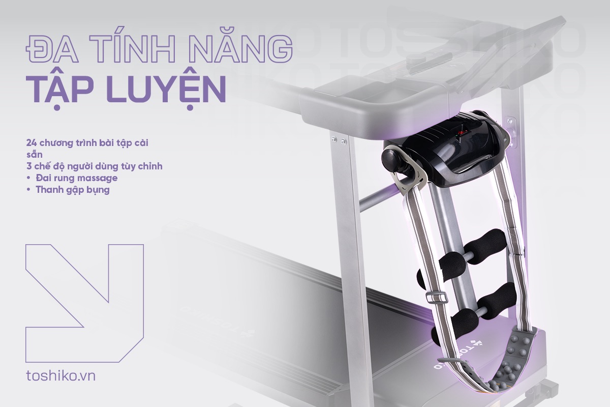 Máy chạy bộ đa năng Toshiko Ever Run, ảnh 3