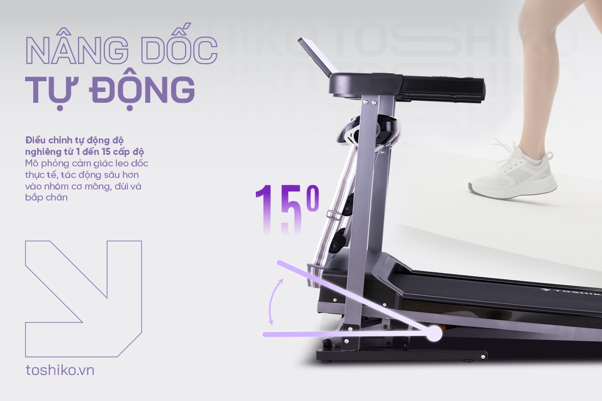 Máy chạy bộ đa năng Toshiko Ever Run, ảnh 8