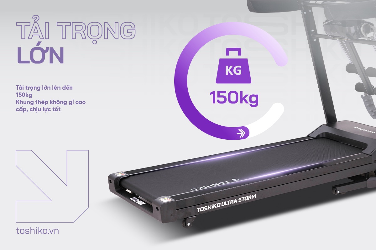 Máy chạy bộ đa năng Toshiko Ultra Storm, ảnh 7