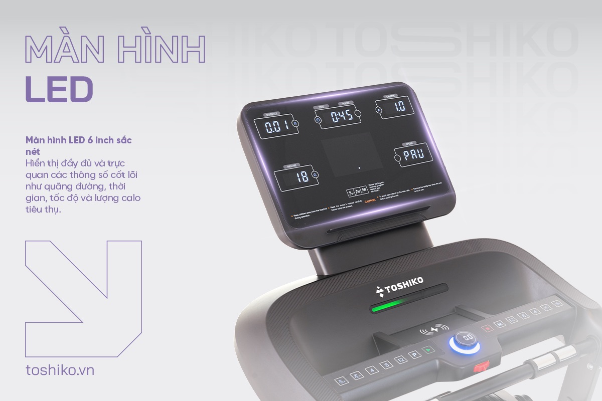 Máy chạy bộ đa năng Toshiko Ultra Storm, ảnh 5