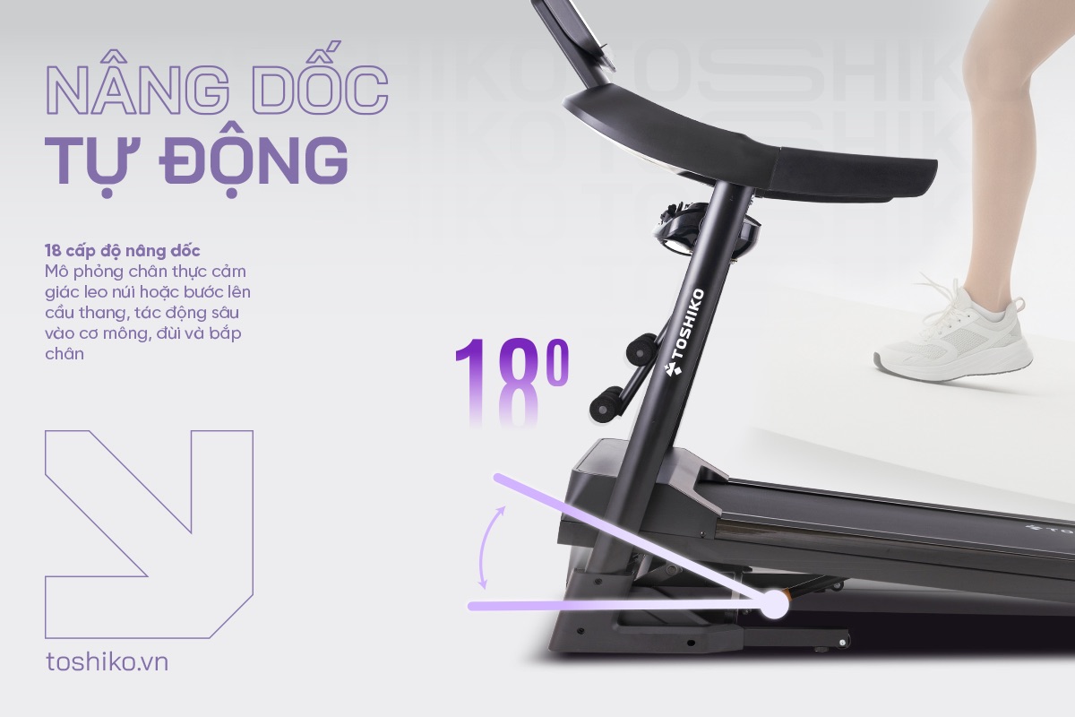 Máy chạy bộ đa năng Toshiko Ultra Storm, ảnh 10