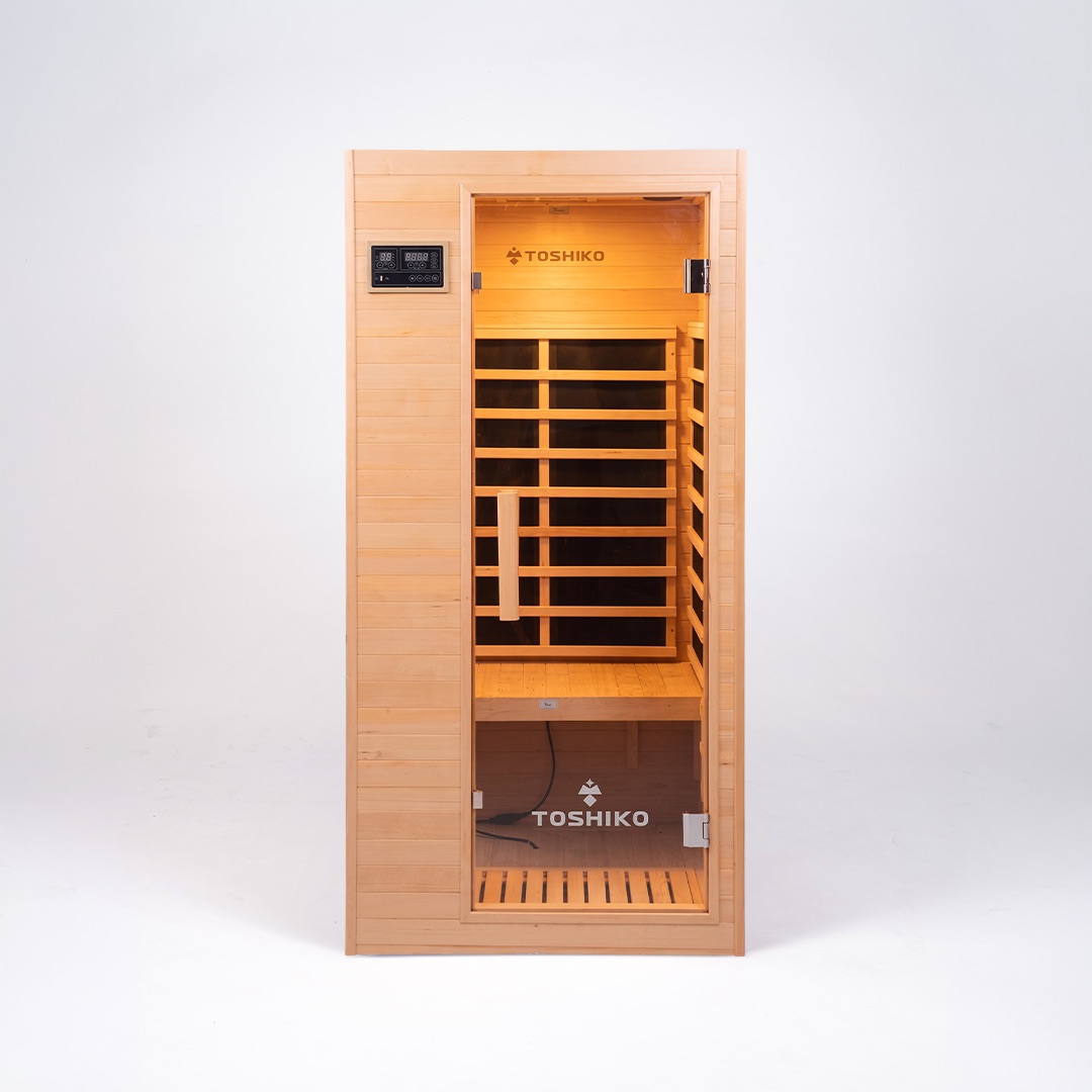 Phòng xông hơi gỗ Hemlock Canada cao cấp Sauna Box Toshiko S1