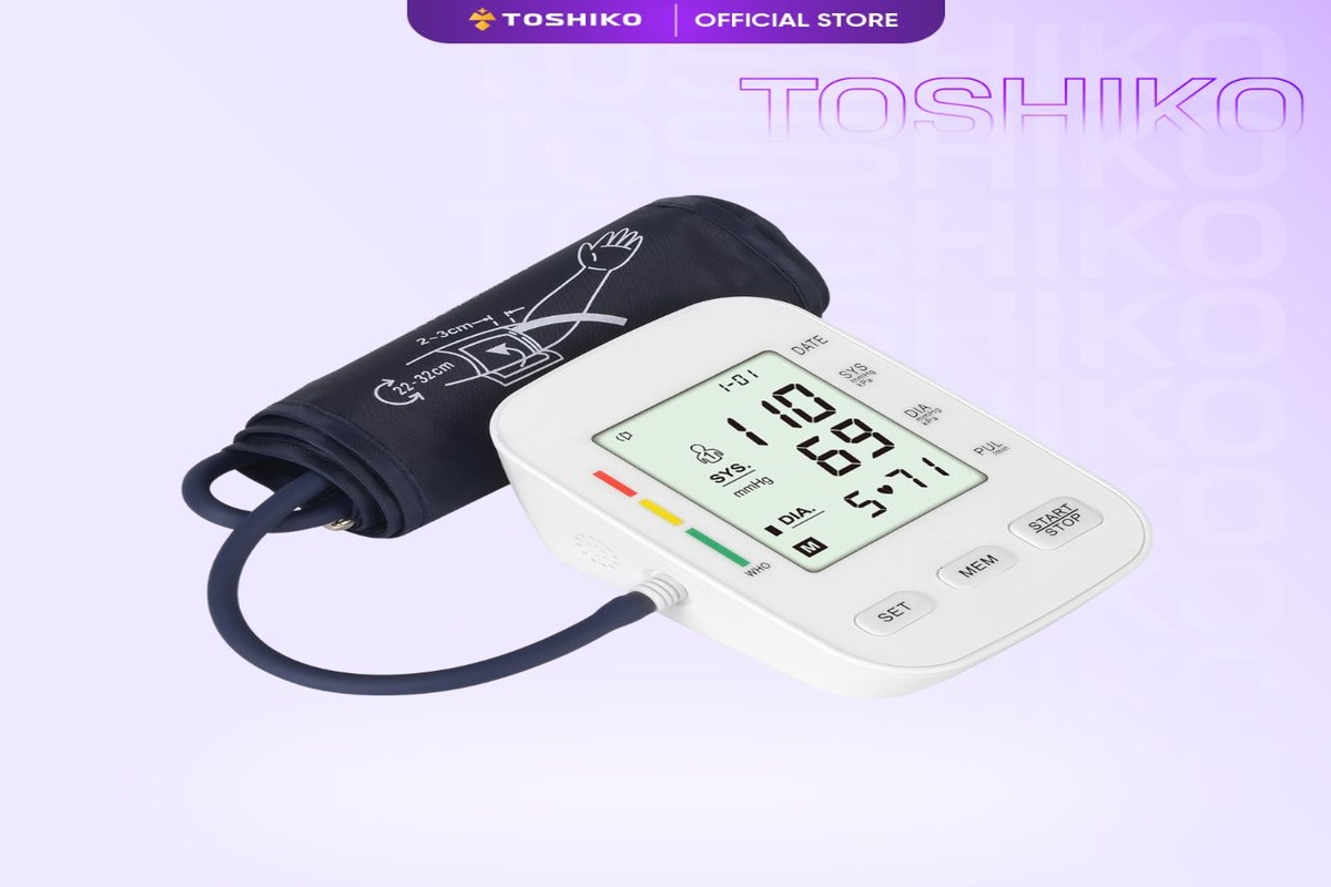 Máy đo huyết áp điện tử bắp tay Toshiko BPM-01