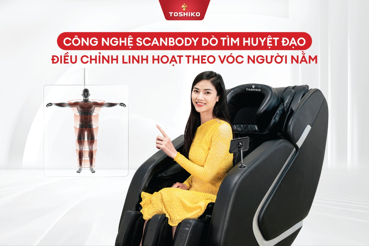 Ghế massage Toshiko T12, ảnh 4